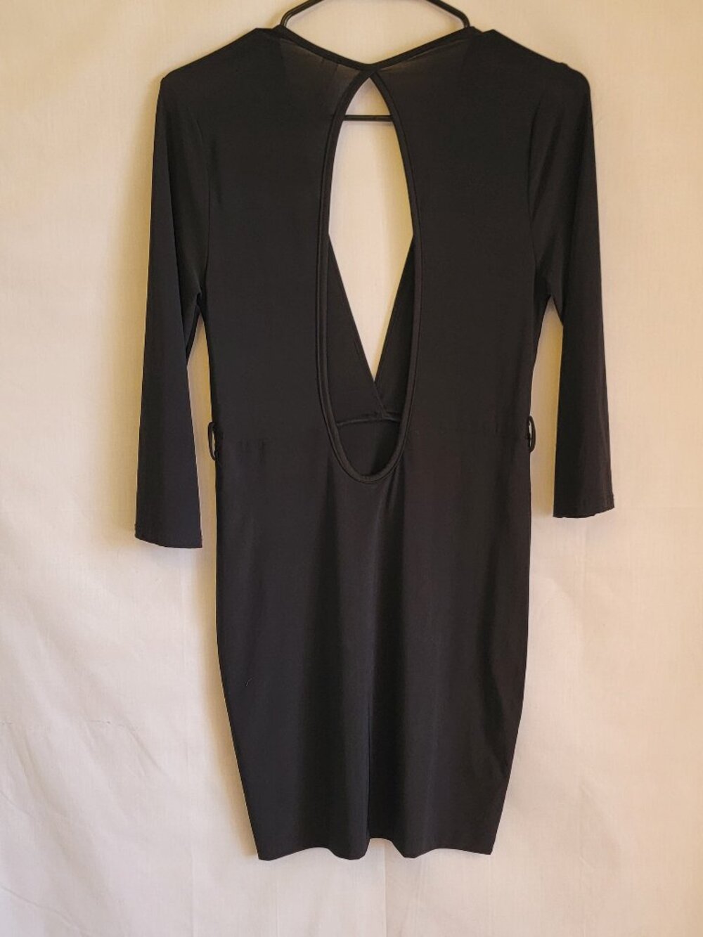 Black V Cut Dress, Women’s Petite Small-Medium $10